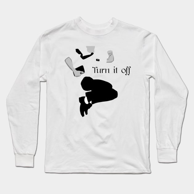 The book of mormon musical Turn it off Long Sleeve T-Shirt by Bookishandgeeky